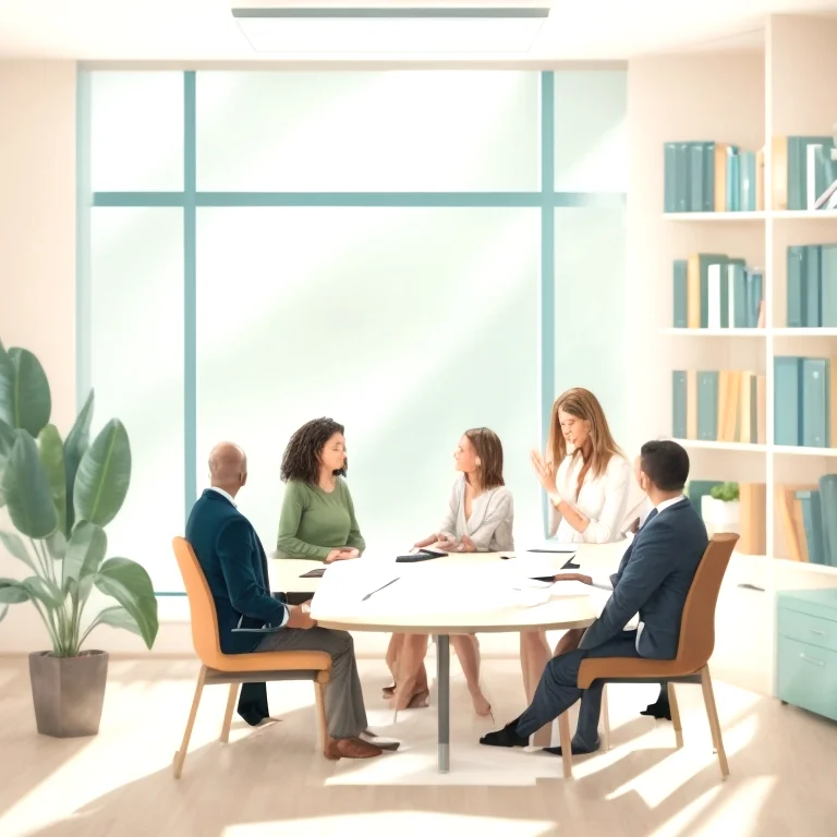 経営者が瞑想するイメージ